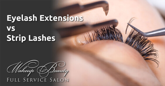 Eyelash Extensions vs. Strip Lashes