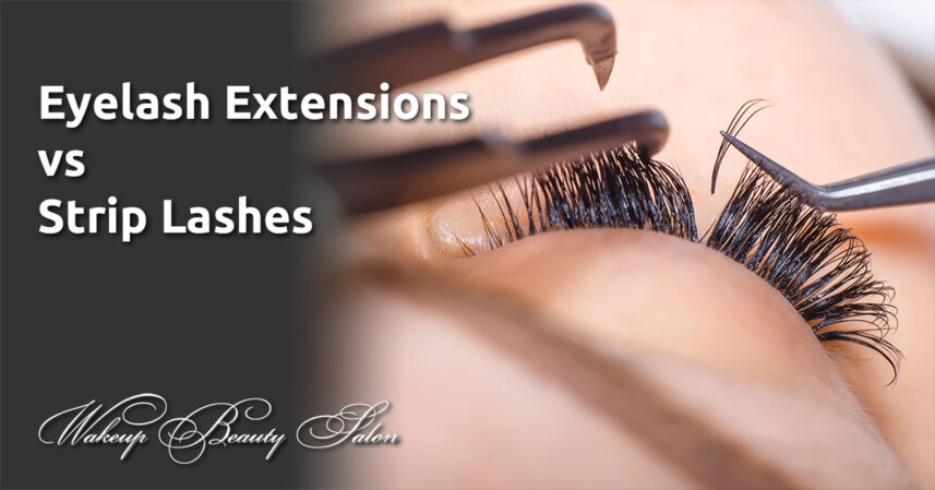 Eyelash Extensions vs. Strip Lashes